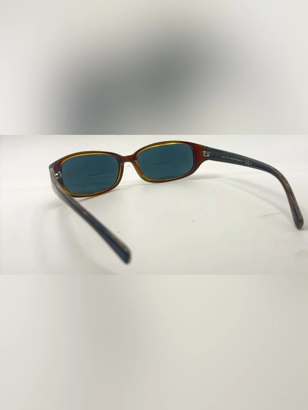 SG803 Brown Oval Sunglasses Frames Only